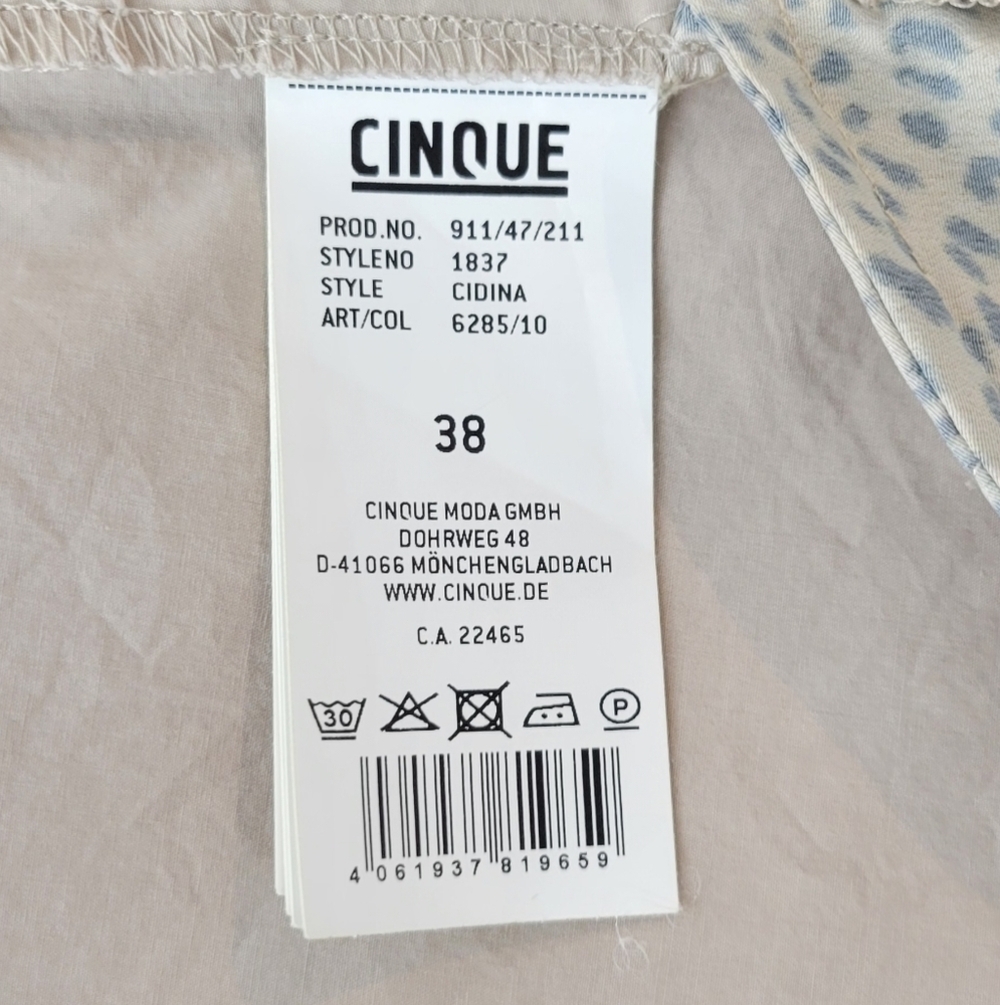 Cinque Beige Sleeveless Dress #779 Size EU 38 (US-M) - Picture 9 of 12